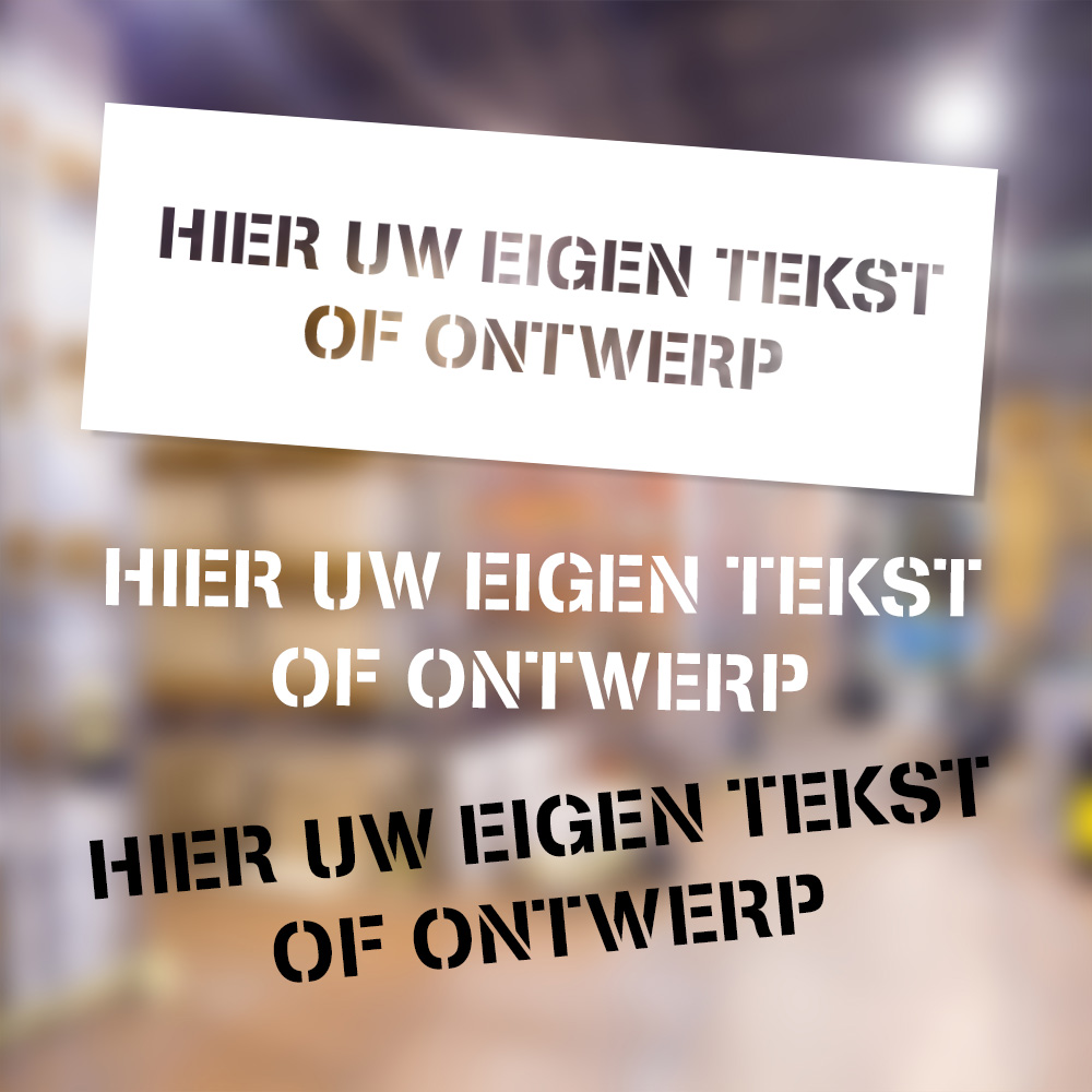 Sjablonen op maat