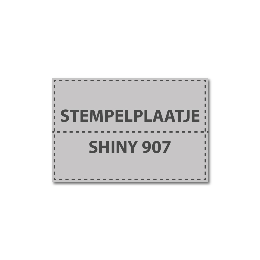 Tekstplaatje Shiny Essential 907