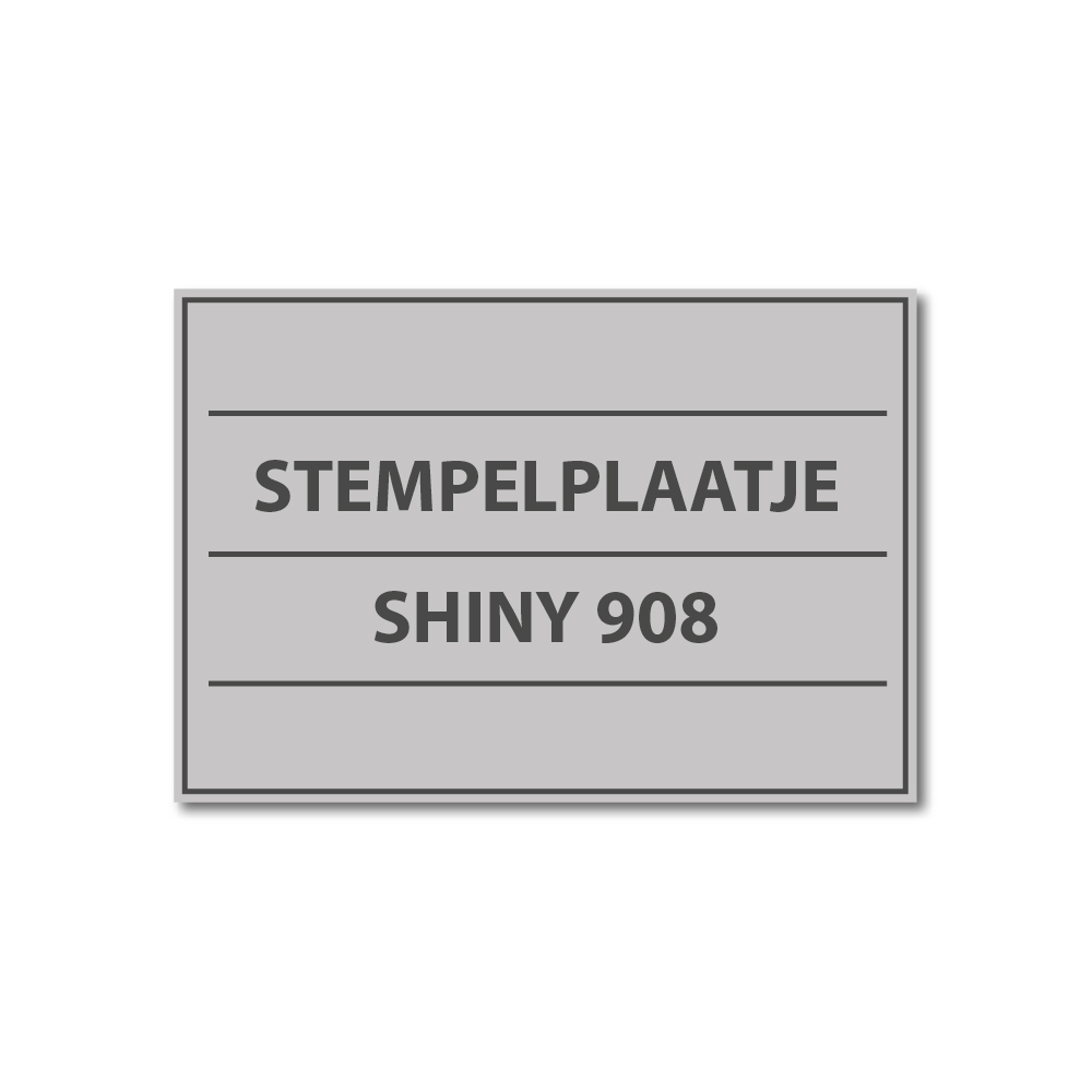 Tekstplaatje Shiny Essential 908