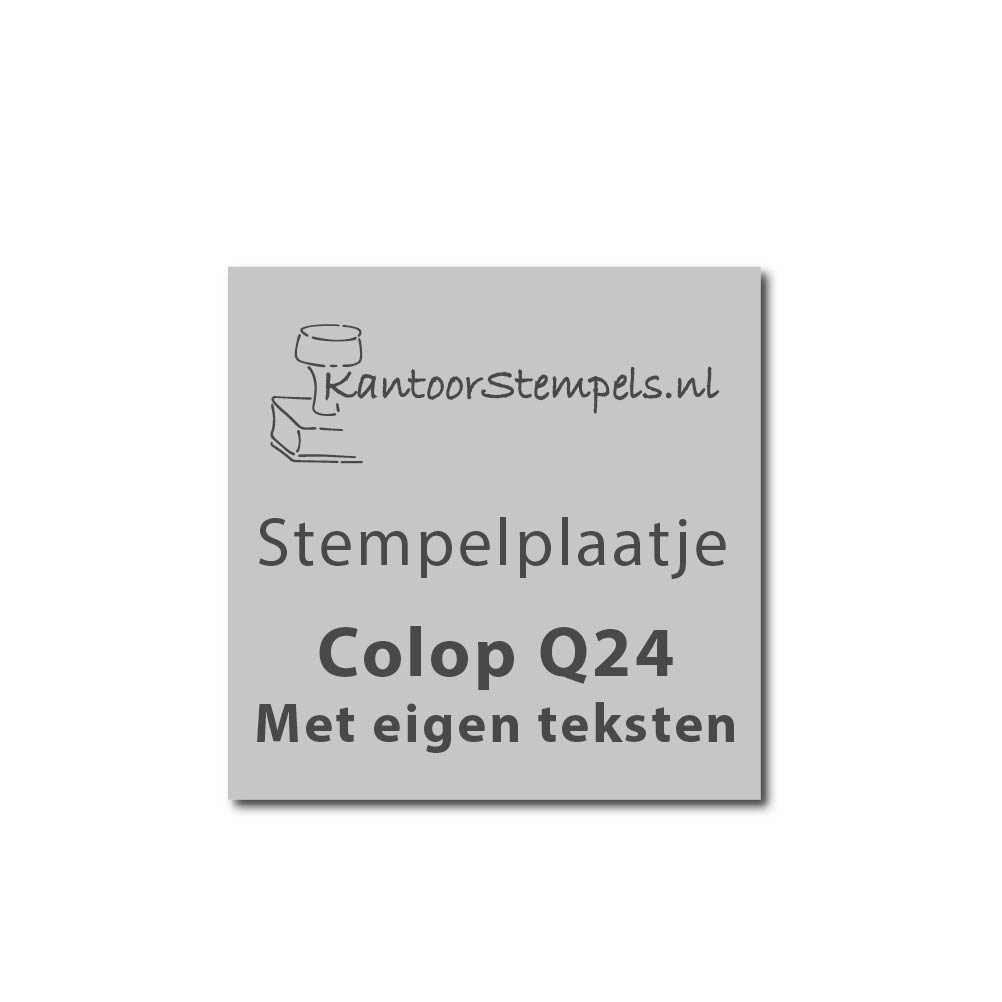 Tekstplaatje Colop Printer Q24