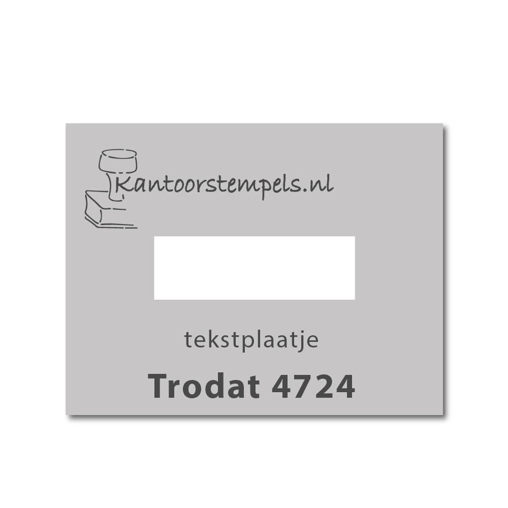 Stempelplaat Trodat Printy 4724 datumstempel