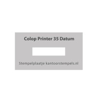Tekstplaatje Colop Printer 35 D