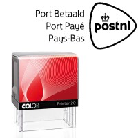 Port Betaald Stempel PostNL - Internationaal - Zelfinktend met Logo