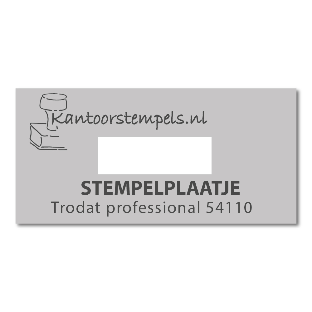 Stempelplaat Trodat Professional 54110 datum