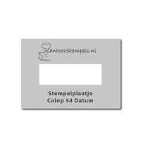 Stempelplaat Colop Printer 55 Datum