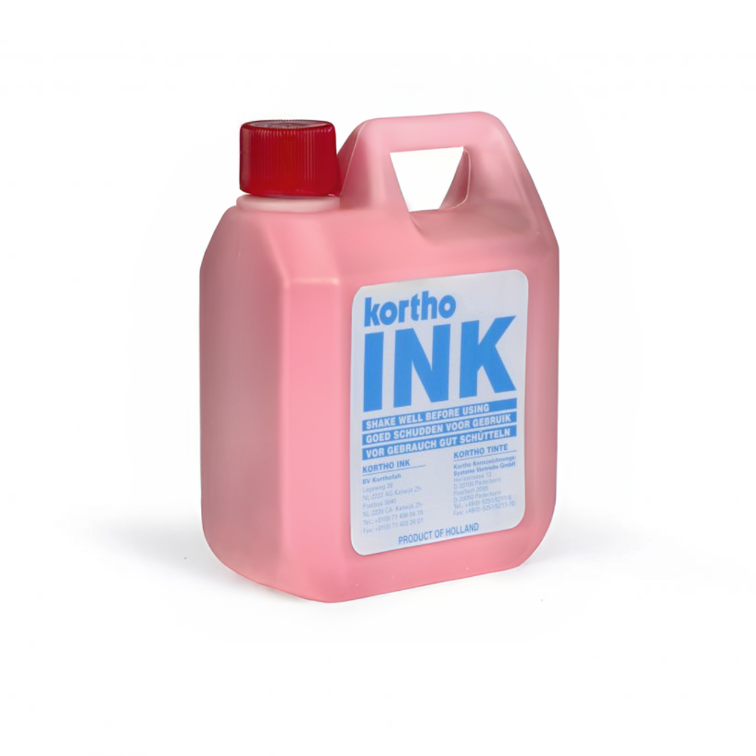 Ink Rood Kortho inkt KS-7 rood - Kantoorstempels.nl