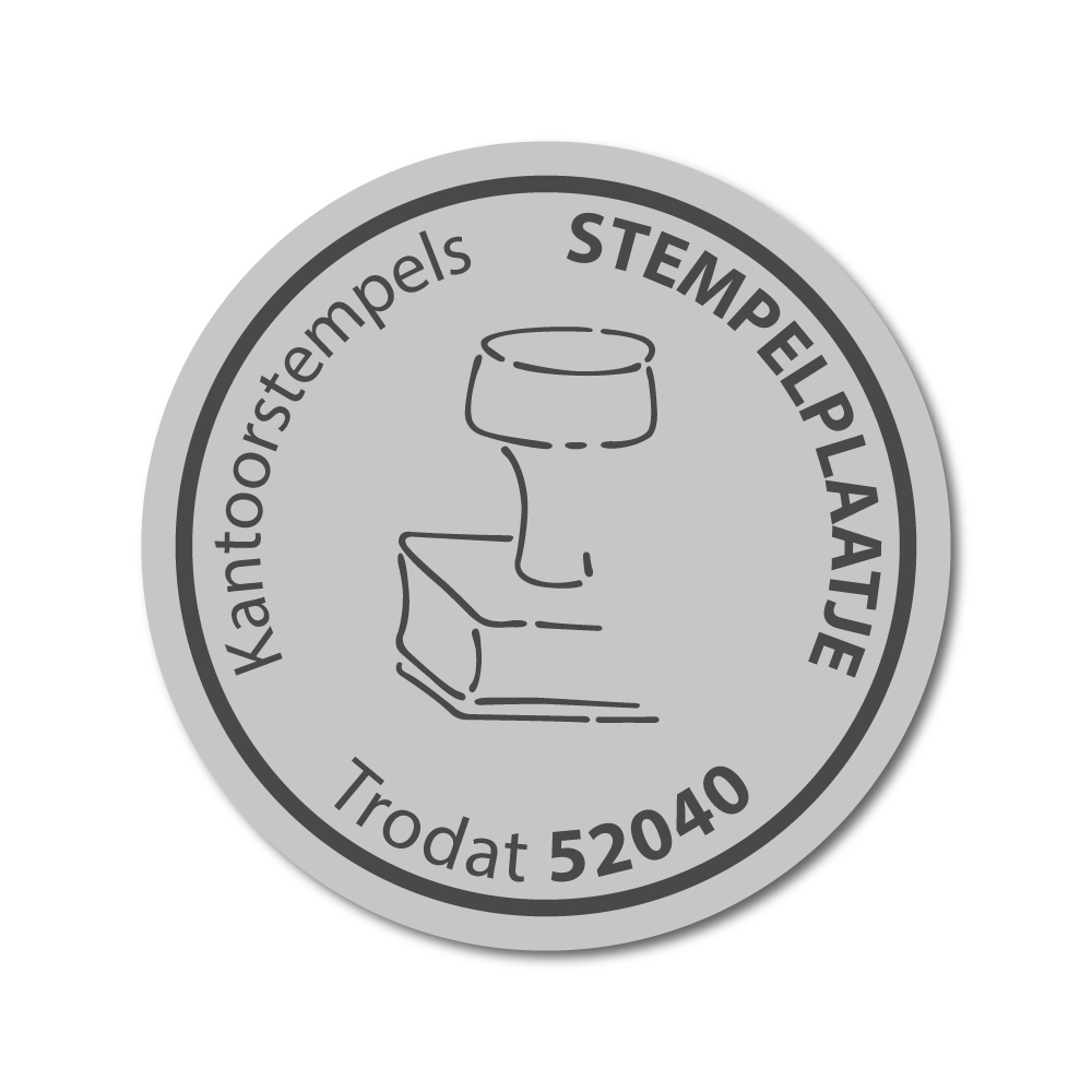 Sempelplaatje 52040 Trodat stempel