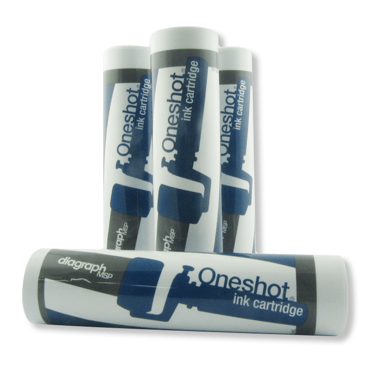 Oneshot inktpatroon blauw