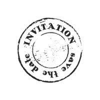 Uitnodiging stempel Houten handstempel "Woodies" | Invitation stempelafdruk