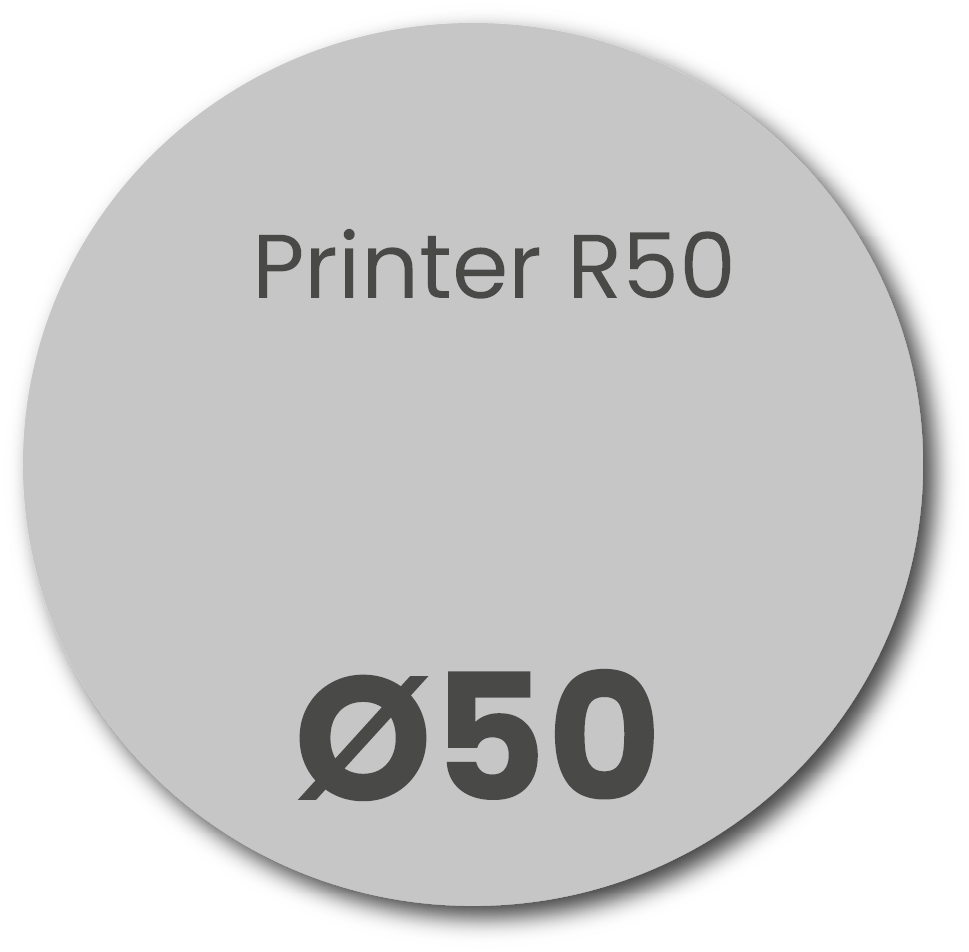 Tekstplaatje Colop Printer R 50