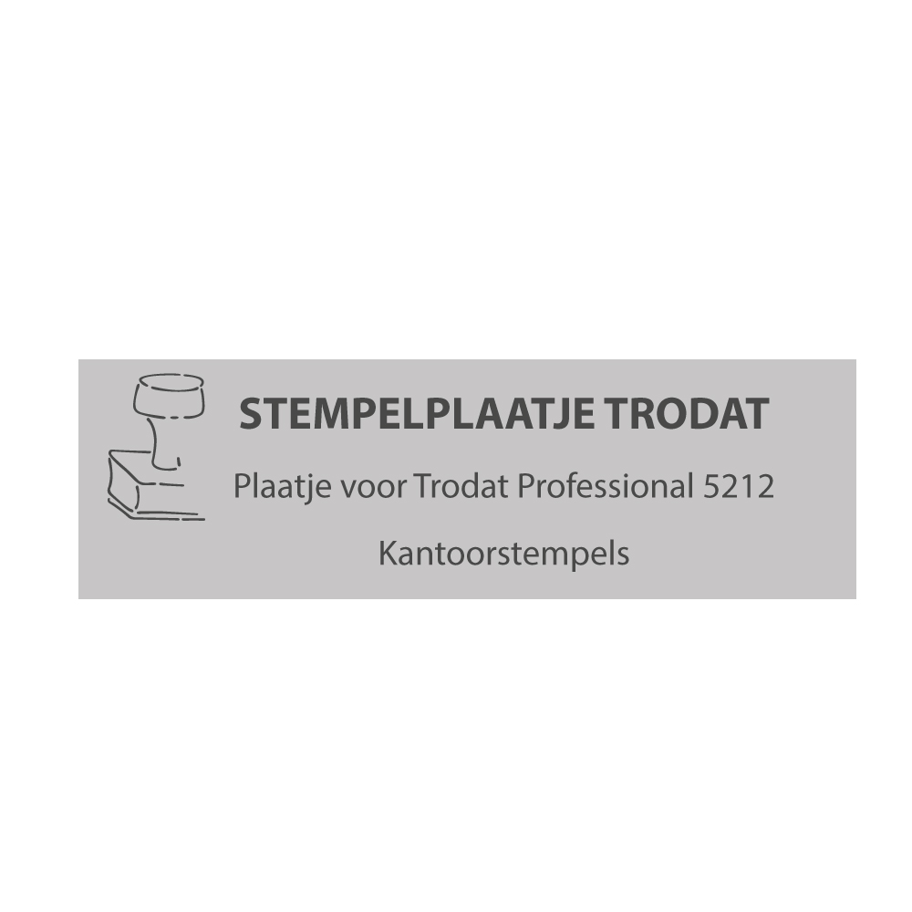 Stempelplaat Trodat Professional 5212