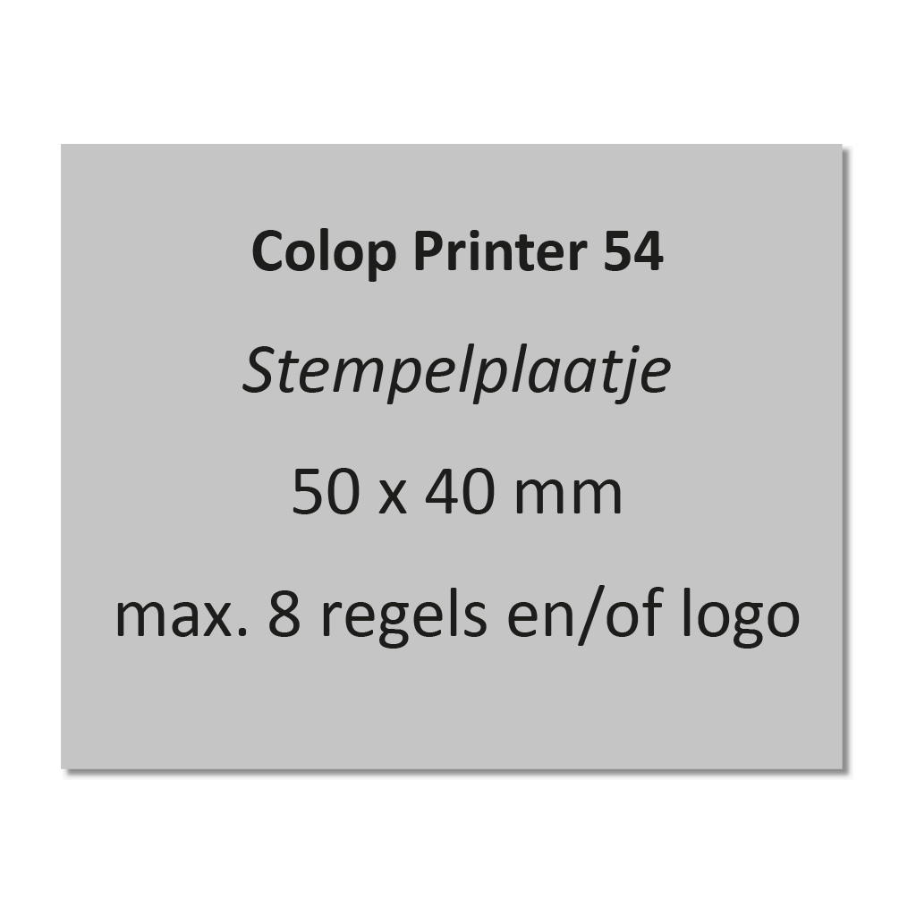Plaatje Colop Printer 54