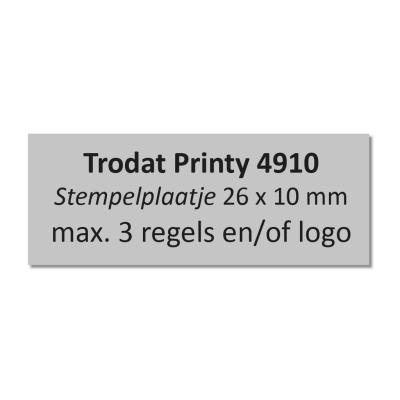 Stempelplaat Trodat Printy 4910