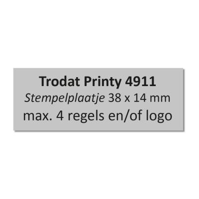 Stempelplaat Trodat Printy 4911