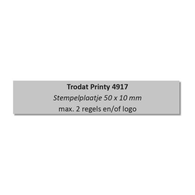 Stempelplaat Trodat Printy 4917