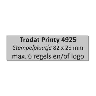 Stempelplaat Trodat Printy 4925