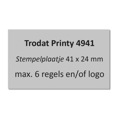 Stempelplaat Trodat Printy 4941