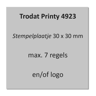 Stempelplaat Trodat Printy 4923