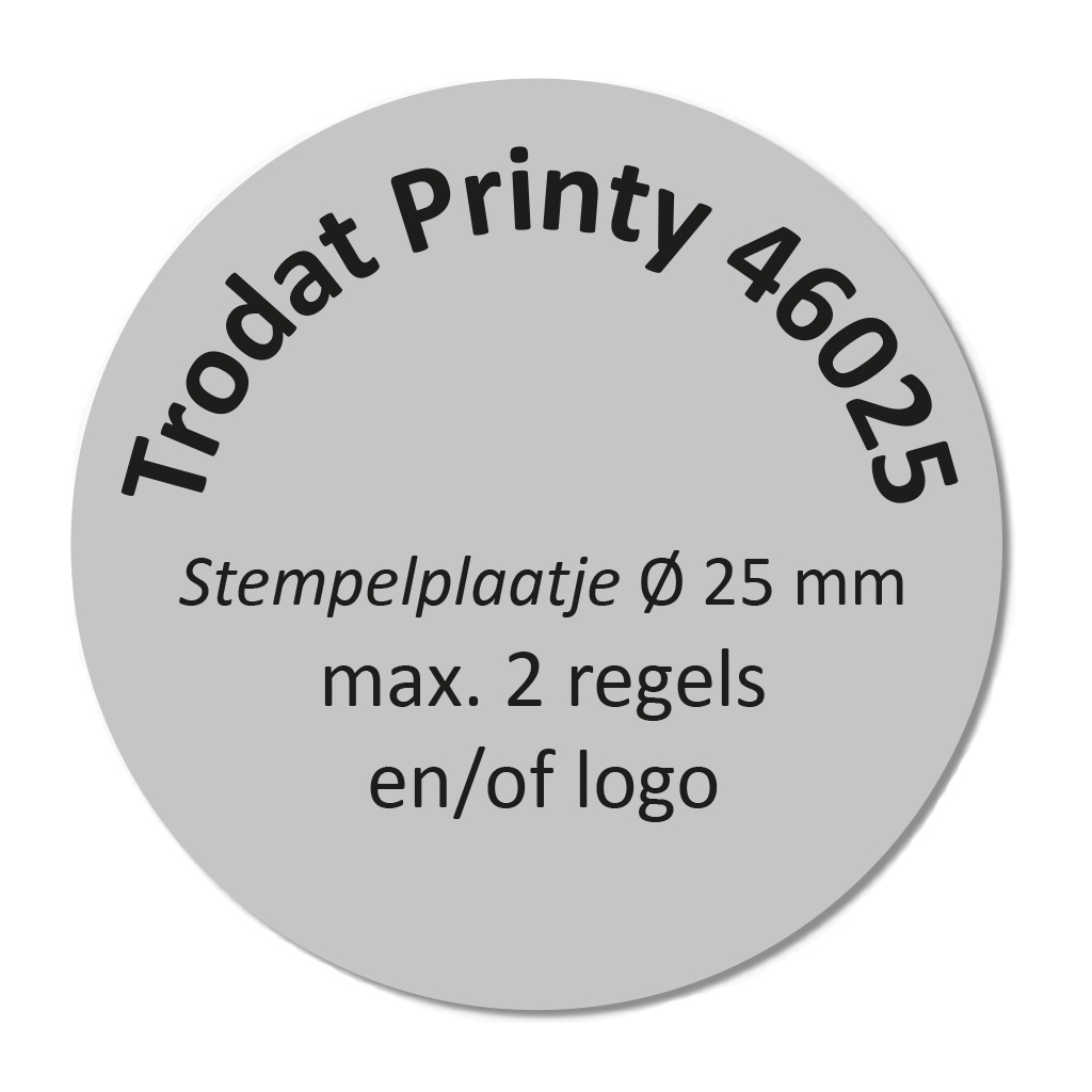 Stempelplaat Trodat Printy 46025