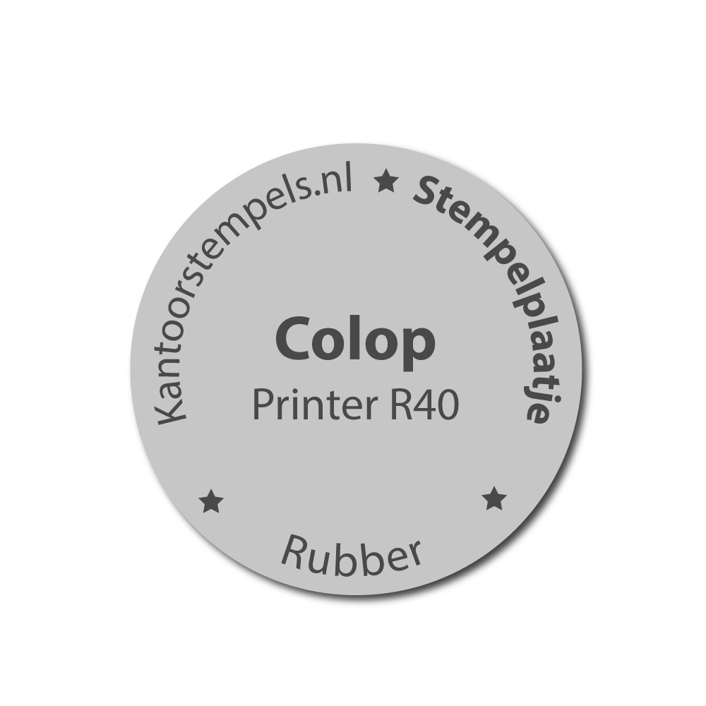 Tekstplaatje Colop Printer R40 | Kantoorstempels.nl