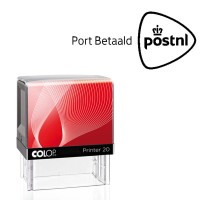 Port Betaald Stempel PostNL - Nationaal - Zelfinktend met Logo