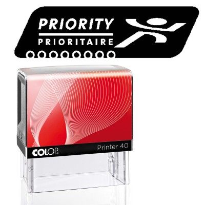 PRIORITY Stempel PostNL Zelfinktend Colop 40