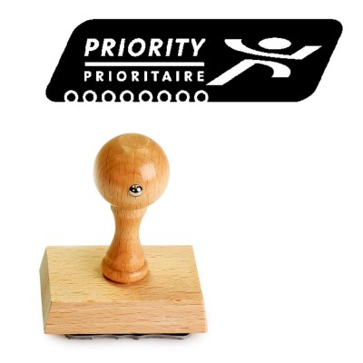 PRIORITY Stempel PostNL van Hout