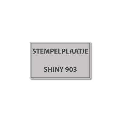 Tekstplaatje Shiny Essential 903