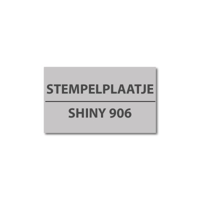 Tekstplaatje Shiny Essential 906