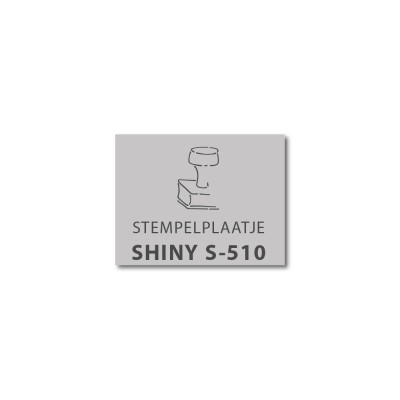 Tekstplaatje Shiny Printer 510