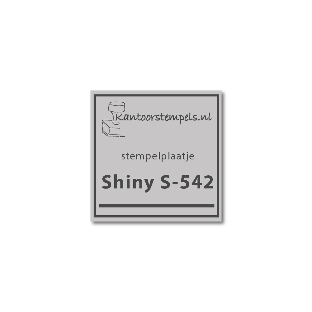 Tekstplaatje Shiny Printer 542