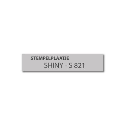 Tekstplaatje Shiny Printer 821