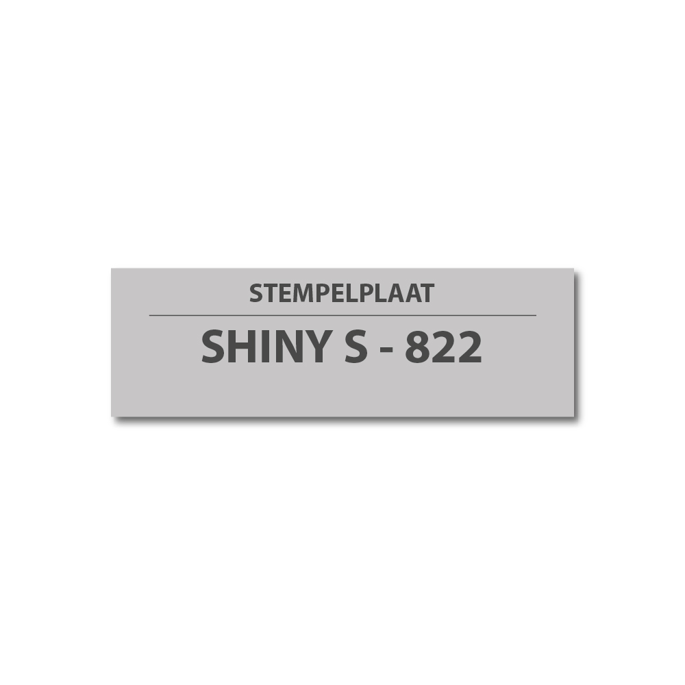Tekstplaatje Shiny Printer 822
