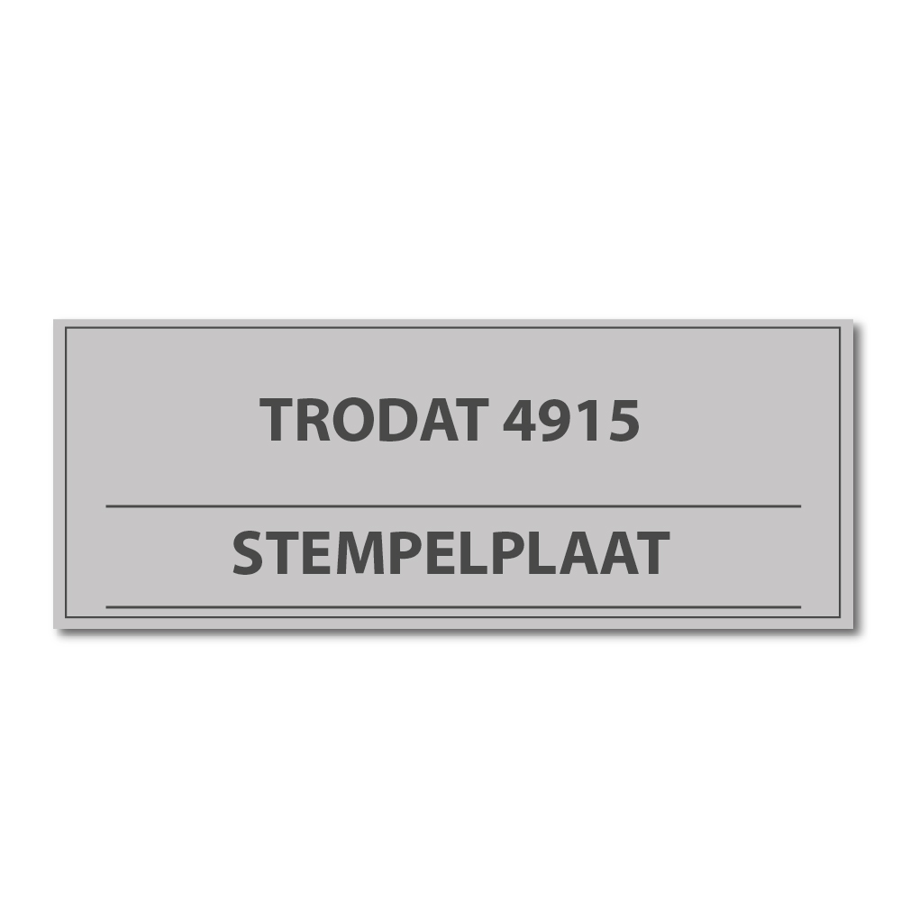 Stempelplaat Trodat Printy 4915