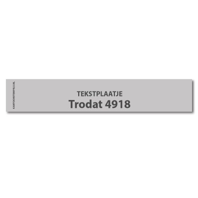 Stempelplaat Trodat Printy 4918