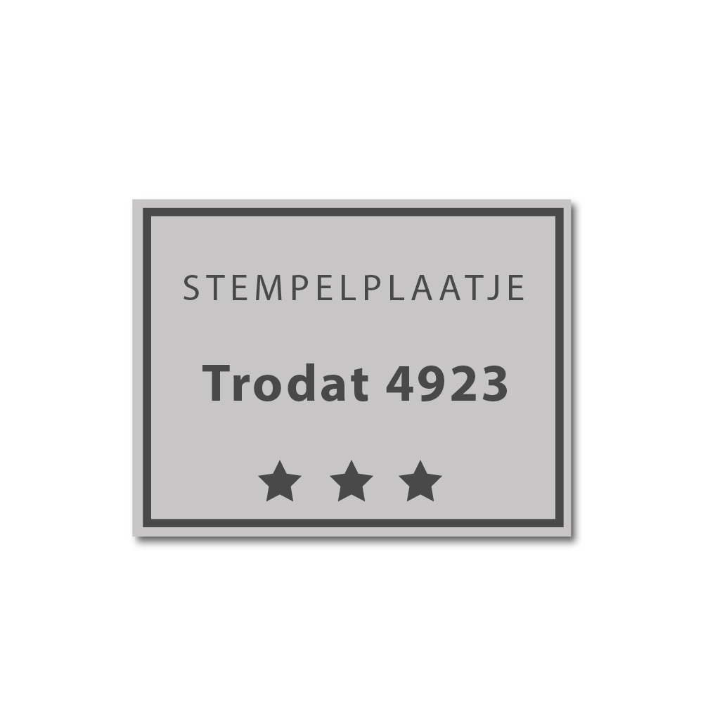 Stempelplaat Trodat Printy 4923