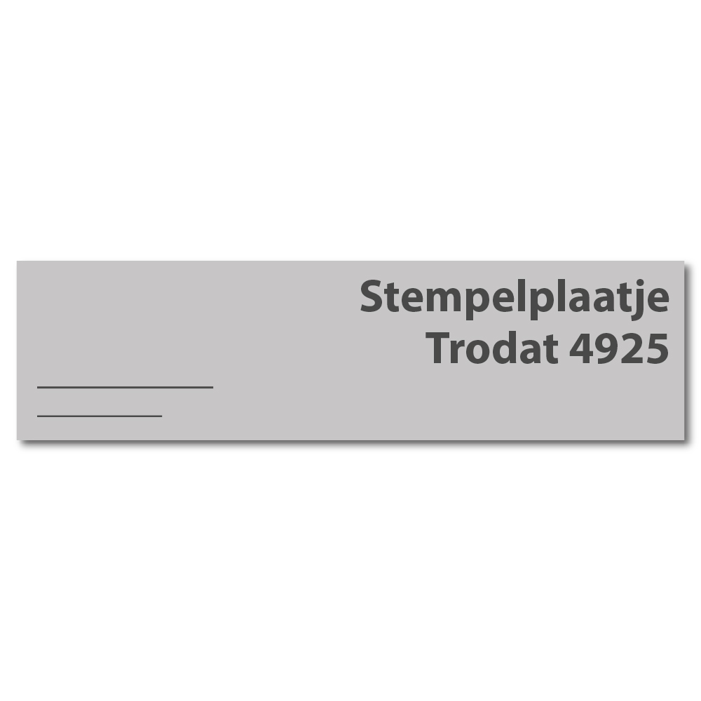 Stempelplaat Trodat Printy 4925