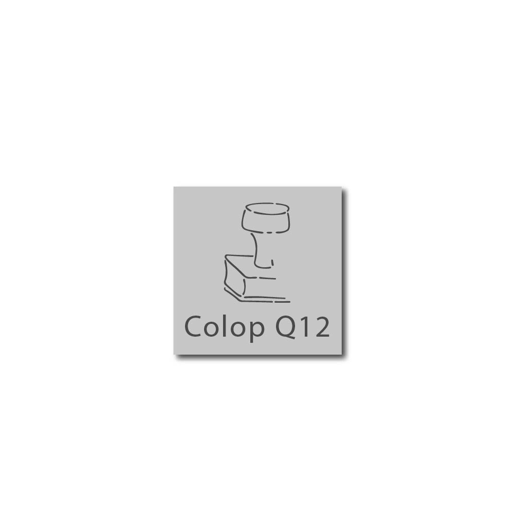 stempelplaatje colop printer q12