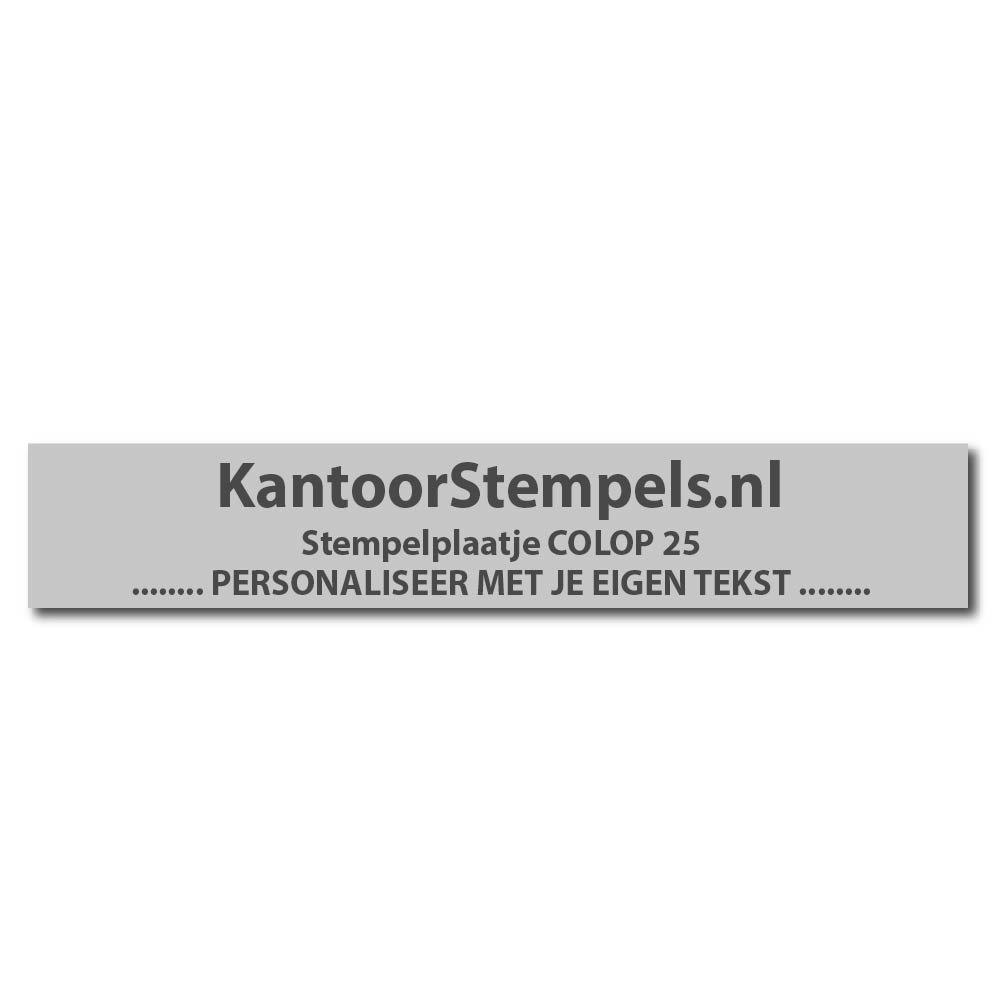 Stempelplaatje colop printer 25 | Kantoorstempels.nl