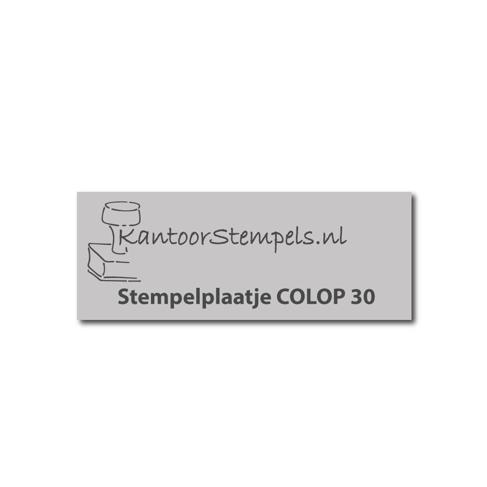 Stempelplaatje colop printer 30 | Kantoorstempels.nl