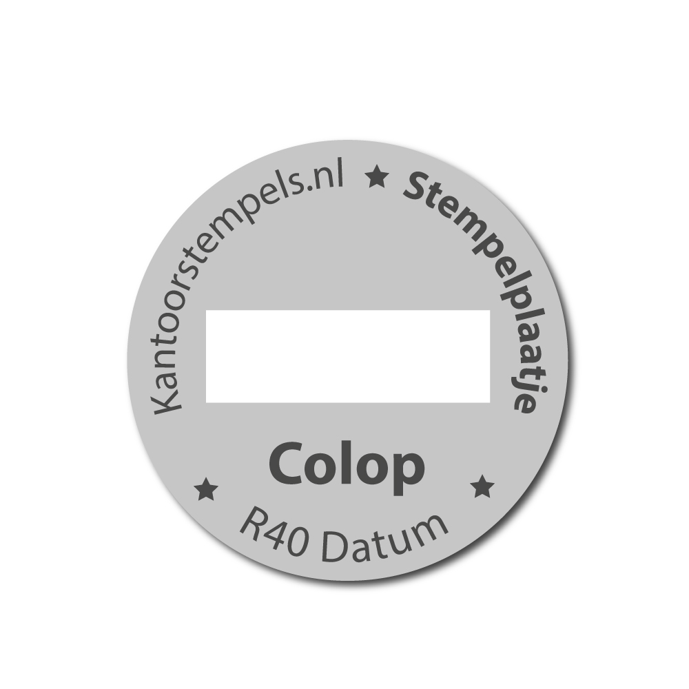 Tekstplaatje Colop Printer R40D | Kantoorstempels.nl