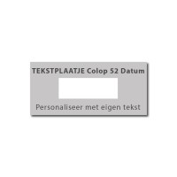 Tekstplaatje Colop Printer 52 D