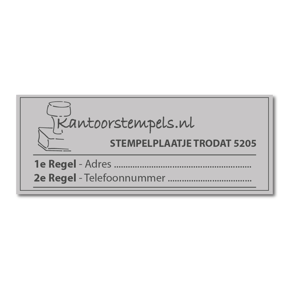 Stempelplaat Trodat Professional 5205