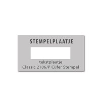 Tekstplaatje Colop Classic 2106/P