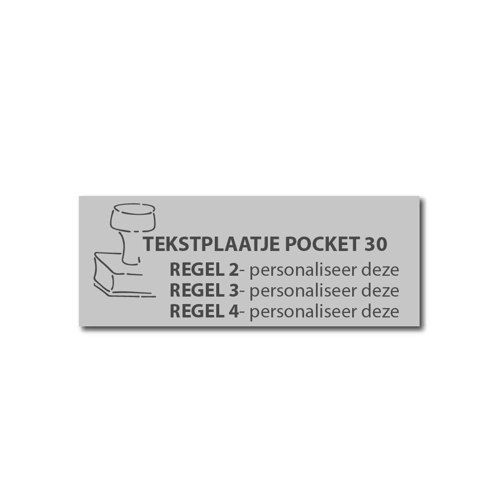 stempelplaatje colop pocket 30