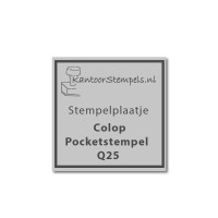 Tekstplaatje Colop Pocket Stempel Q25